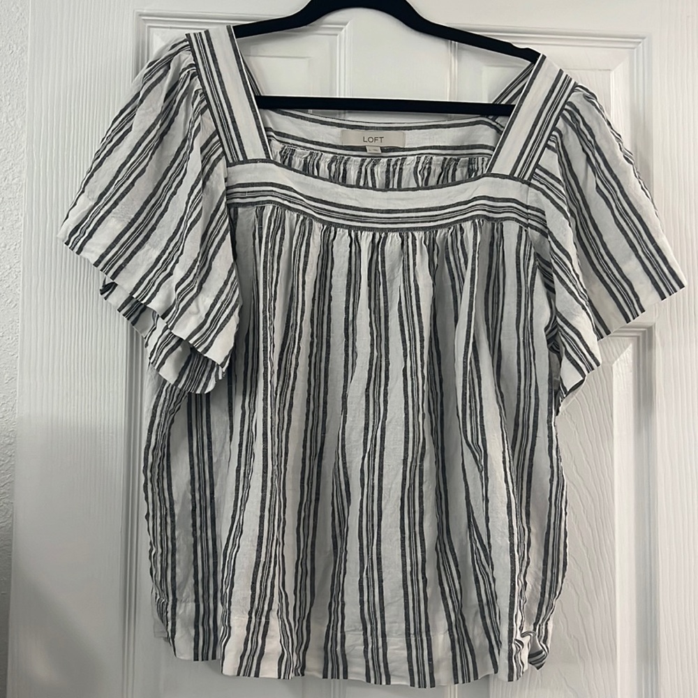 Loft top square neck